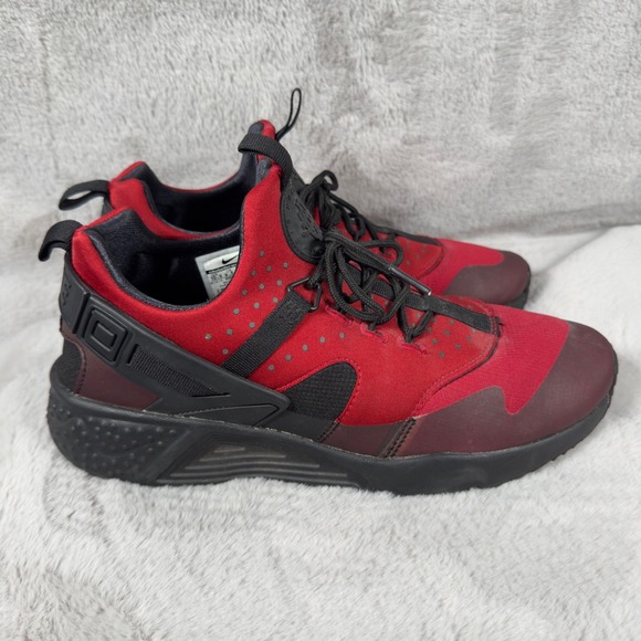 Nike Air AUTHENTICATED Huarache Mens Size 10.5 Gym Red Black Sneaker 806807-600 - Picture 4 of 10